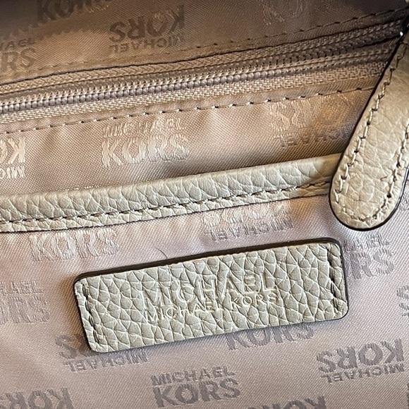 Michael Kors Gray Studded Backpack - Picture 6 of 7